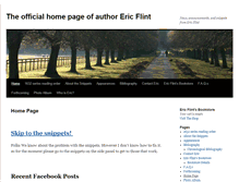 Tablet Screenshot of ericflint.net
